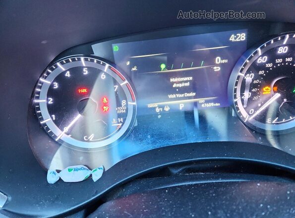5TDKDRBH8PS029810 2023 TOYOTA HIGHLANDER Черный Вид щитка приборов