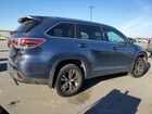 2016 Toyota Highlander Синий vin: 5TDKKRFH2GS148209