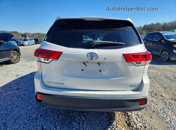 5TDKZRFH1KS350012 2019 TOYOTA HIGHLANDER Белый Вид сзади