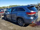 2018 Toyota Highlander Se Blue vin: 5TDKZRFH7JS260197