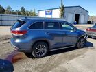 2018 Toyota Highlander Se Blue vin: 5TDKZRFH7JS260197