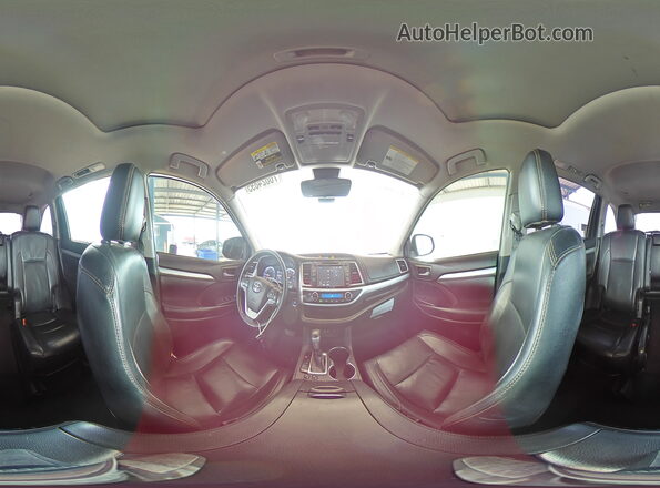 5TDKZRFH9KS568344 2019 TOYOTA HIGHLANDER White Սալոնի 360 աստիճան տեսք