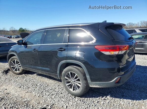 5TDKZRFHXHS523700 2017 TOYOTA HIGHLANDER Черный Задняя левая четверть