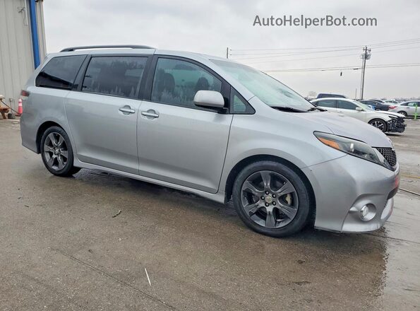 5TDXK3DC1GS711339 2016 TOYOTA SIENNA Серебряный Передняя правая четверть