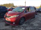 2016 Toyota Sienna Se 8 Passenger Темно-бордовый vin: 5TDXK3DC1GS754823