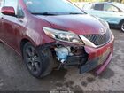 2016 Toyota Sienna Se 8 Passenger Темно-бордовый vin: 5TDXK3DC1GS754823