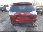 2016 Toyota Sienna Se 8 Passenger Темно-бордовый vin: 5TDXK3DC1GS754823