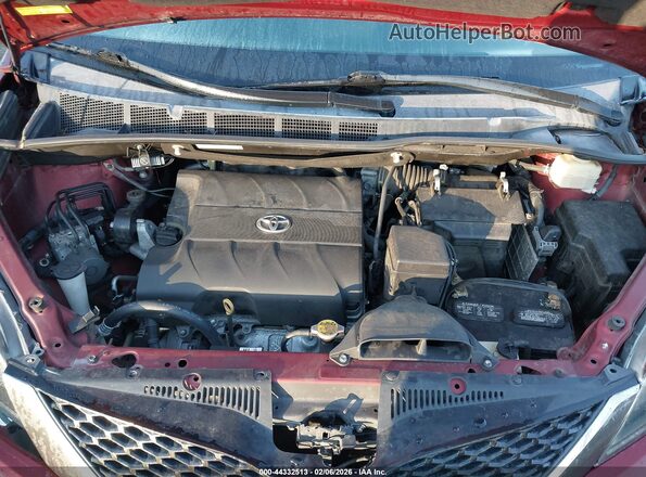 5TDXK3DC1GS754823 2016 TOYOTA SIENNA Темно-бордовый Вид сзади