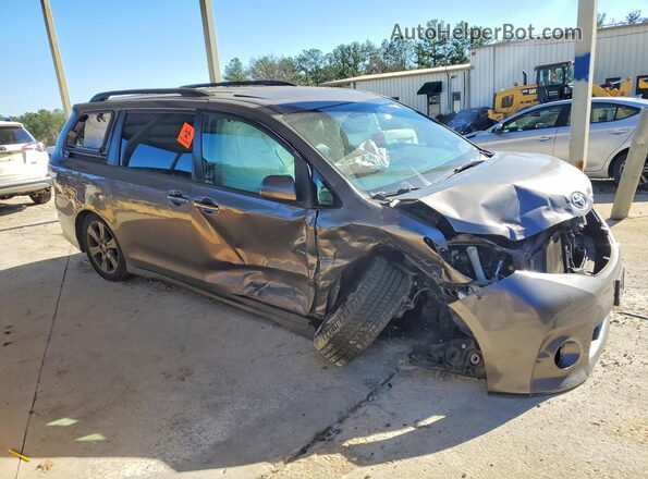 5TDXK3DC7GS763820 2016 TOYOTA SIENNA Серый Передняя правая четверть