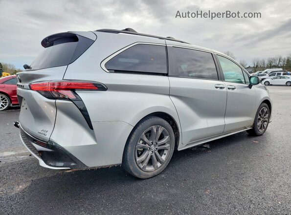 5TDXRKEC0PS170434 2023 TOYOTA SIENNA Silver უკანა მარჯვენა
