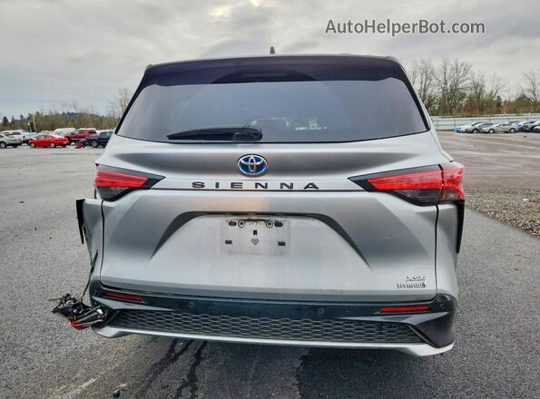 5TDXRKEC0PS170434 2023 TOYOTA SIENNA Silver უკანა ხედი