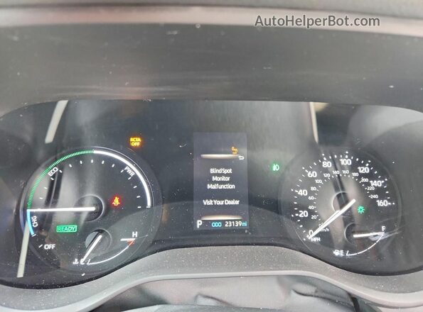 5TDXRKEC0PS170434 2023 TOYOTA SIENNA Silver ხელსაწყოთა პანელის ხედი