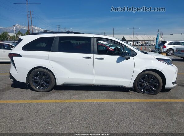 5TDXRKEC9TS297239 2026 TOYOTA SIENNA Белый Панорамный вид салона 360°