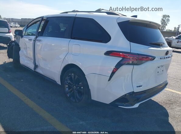 5TDXRKEC9TS297239 2026 TOYOTA SIENNA Белый Задняя левая четверть