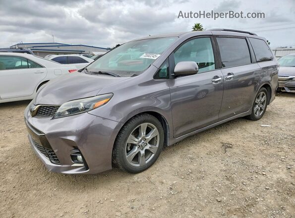 5TDXZ3DC2JS950630 2018 TOYOTA SIENNA Серый Передняя левая четверть