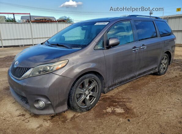 5TDXZ3DC3HS780319 2017 TOYOTA SIENNA Угольный Передняя левая четверть