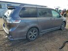 2017 Toyota Sienna Se Угольный vin: 5TDXZ3DC3HS780319