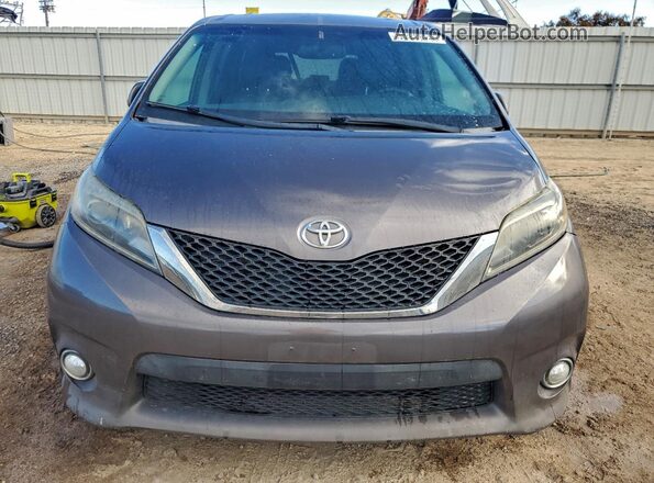 5TDXZ3DC3HS780319 2017 TOYOTA SIENNA Угольный Вид спереди