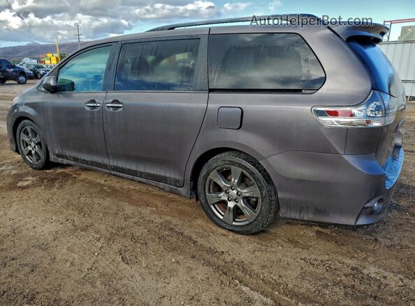 5TDXZ3DC3HS780319 2017 TOYOTA SIENNA Угольный Задняя левая четверть