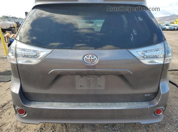 5TDXZ3DC3HS780319 2017 TOYOTA SIENNA Угольный 