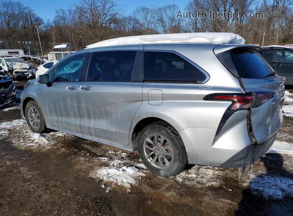 5TDYRKEC3PS157312 2023 TOYOTA SIENNA Серебряный Задняя левая четверть