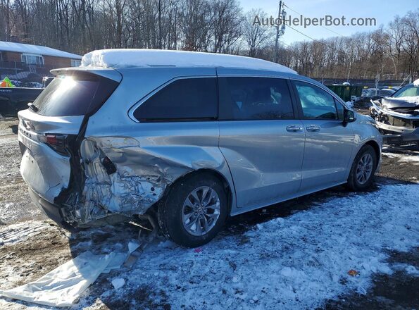 5TDYRKEC3PS157312 2023 TOYOTA SIENNA Серебряный Задняя правая четверть