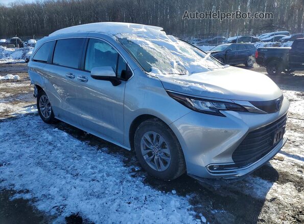 5TDYRKEC3PS157312 2023 TOYOTA SIENNA Серебряный Передняя правая четверть