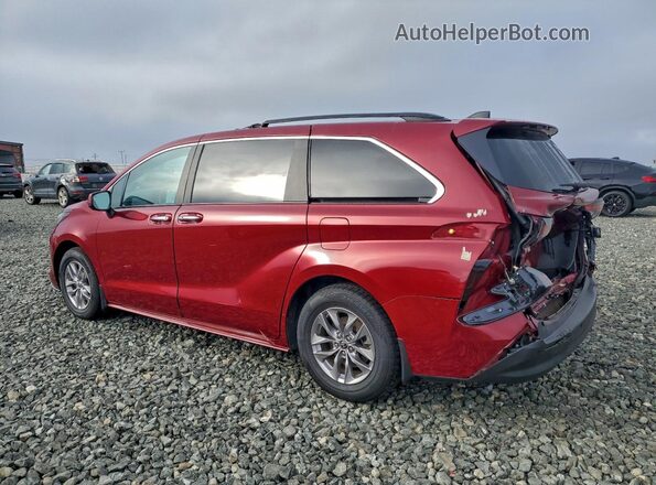 5TDYRKEC5NS125636 2022 TOYOTA SIENNA Red Trasero izquierdo