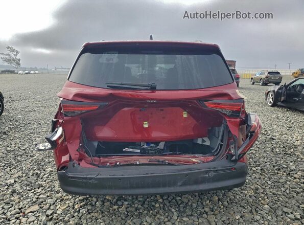 5TDYRKEC5NS125636 2022 TOYOTA SIENNA Red Vista trasera