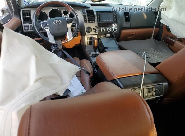 5TDYY5G13GS063737 2016 TOYOTA SEQUOIA Белый Вид панели приборов