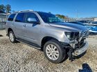2018 Toyota Sequoia Platinum Silver vin: 5TDYY5G19JS071655