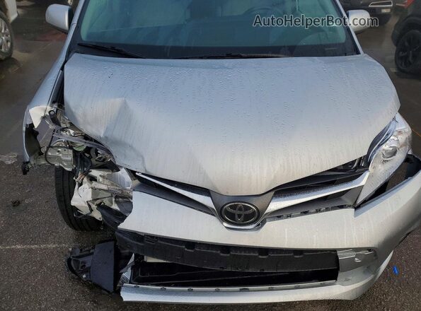5TDYZ3DC0LS049733 2020 TOYOTA SIENNA Silver Engine compartment view