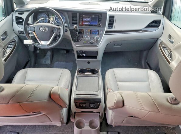 5TDYZ3DC0LS049733 2020 TOYOTA SIENNA Silver Dashboard view
