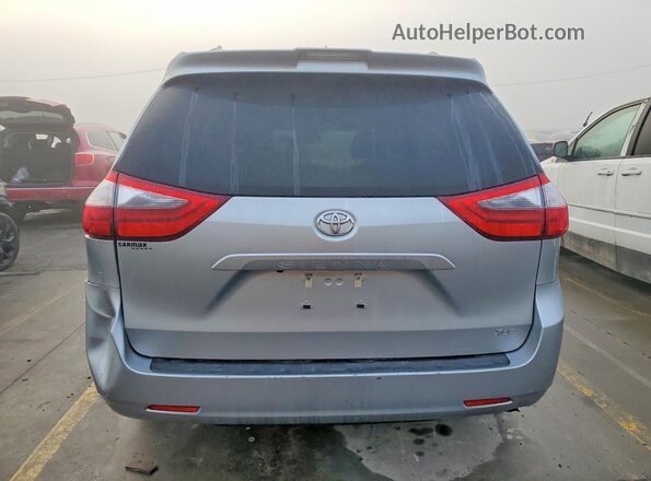 5TDYZ3DC0LS049733 2020 TOYOTA SIENNA Silver Rear view