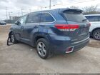 2018 Toyota Highlander Limited Синий vin: 5TDYZRFH6JS243921