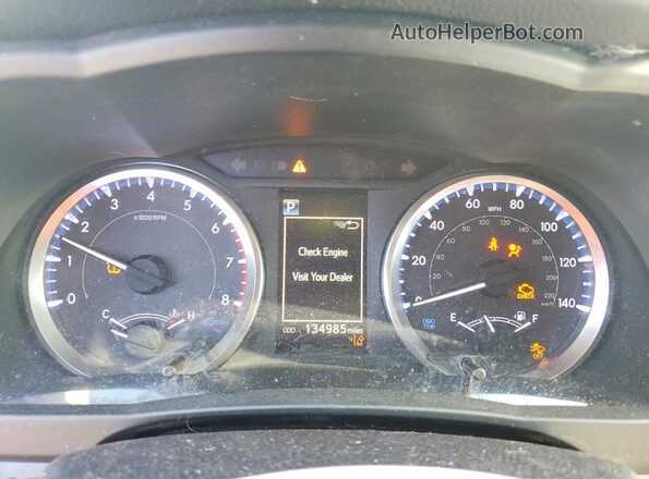 5TDZARFH2KS054292 2019 TOYOTA LE Черный Вид щитка приборов