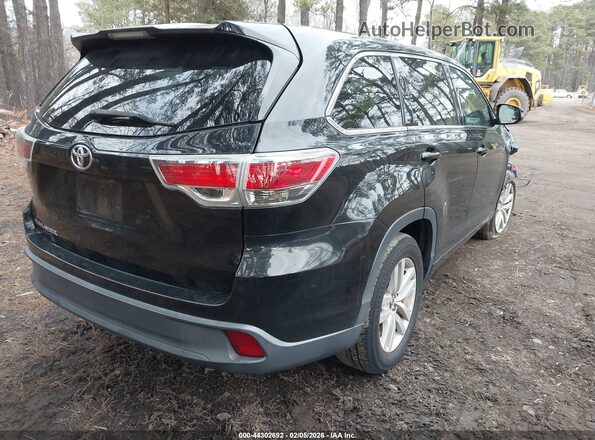 5TDZARFH6GS020122 2016 TOYOTA LE Черный Задняя правая четверть