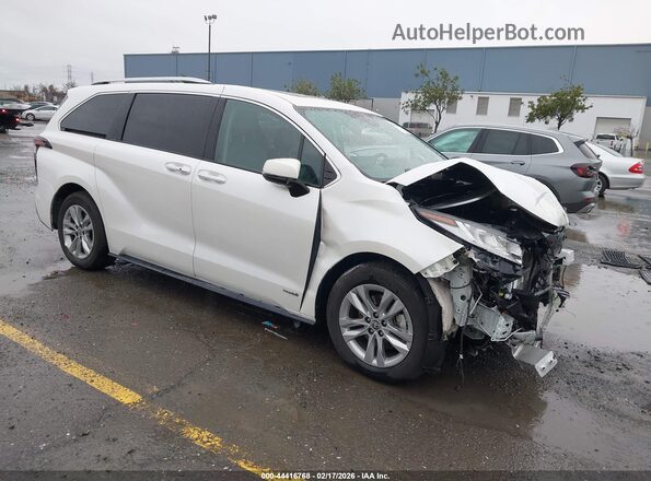 5TDZRKEC7MS009776 2021 TOYOTA LIMITED White წინა მარჯვენა