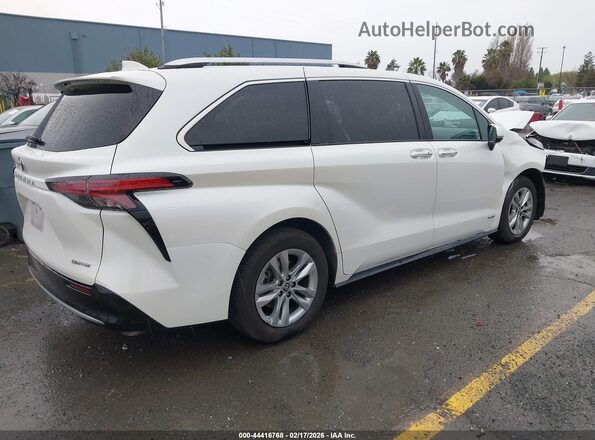 5TDZRKEC7MS009776 2021 TOYOTA LIMITED White უკანა მარჯვენა
