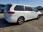 2017 Toyota Sienna Белый vin: 5TDZZ3DC2HS853897