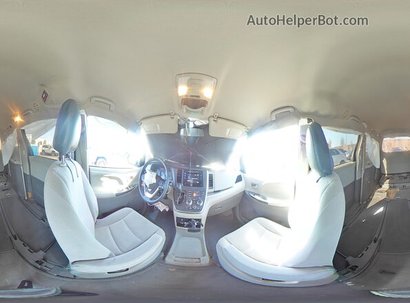 5TDZZ3DC2HS853897 2017 TOYOTA SIENNA Белый Панорамный вид салона 360°