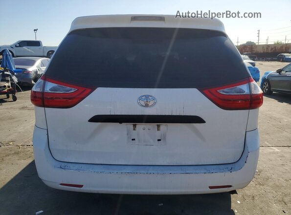 5TDZZ3DC2HS853897 2017 TOYOTA SIENNA Белый Вид сзади