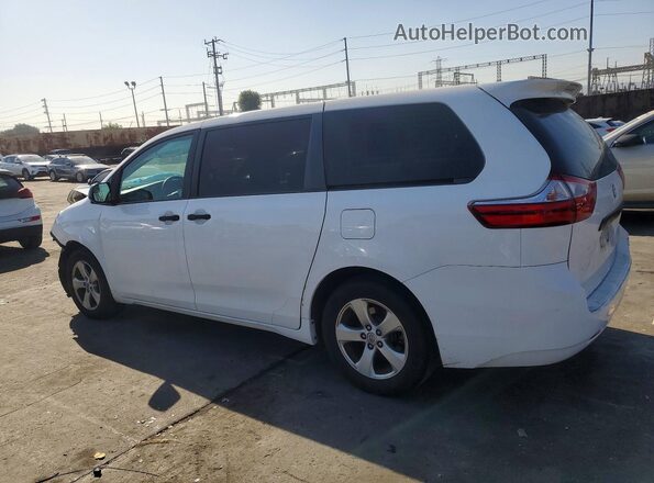 5TDZZ3DC2HS853897 2017 TOYOTA SIENNA Белый Задняя левая четверть