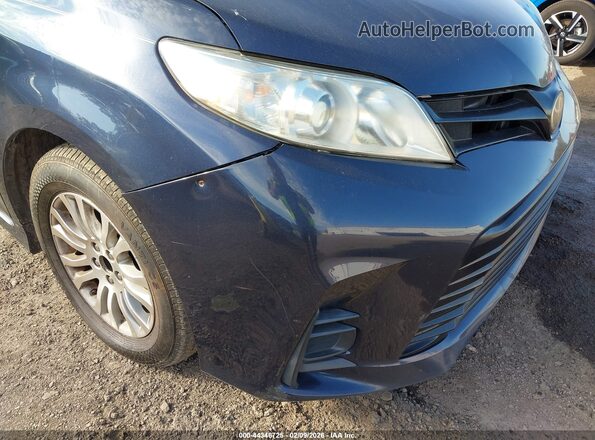 5TDZZ3DC3JS911859 2018 TOYOTA SIENNA Blue წინა ხედი