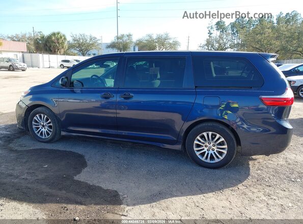 5TDZZ3DC3JS911859 2018 TOYOTA SIENNA Blue სალონის 360-გრადუსიანი ხედი