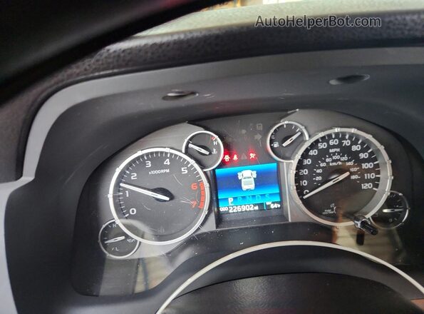 5TFDW5F16HX607777 2017 TOYOTA TUNDRA Белый Вид щитка приборов