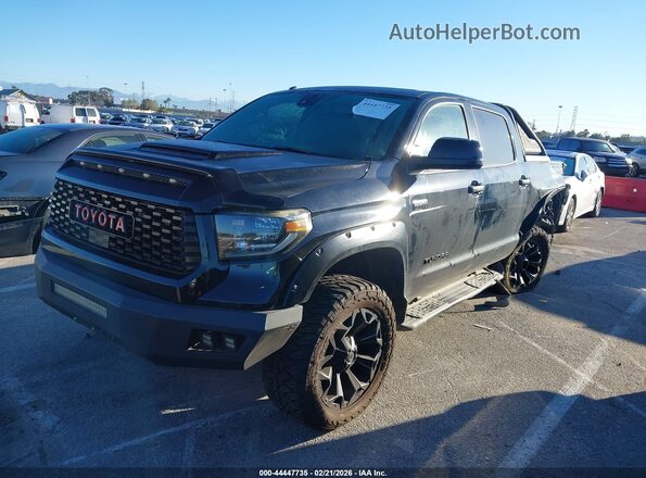 5TFDY5F13KX779394 2019 TOYOTA TUNDRA Black Առջևի ձախ երեք քառորդ տեսարան