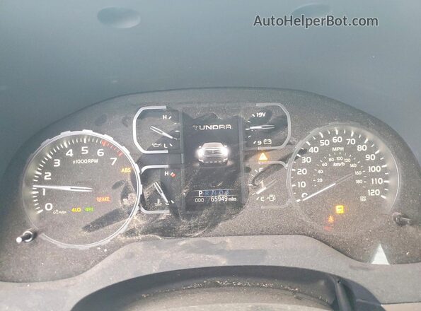 5TFDY5F13KX833504 2019 TOYOTA TUNDRA Black Вид щитка приладів