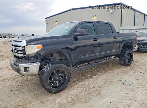5TFEM5F10GX105310 2016 TOYOTA TUNDRA Black წინა მარცხენა ხედი სამი მეოთხედიდან