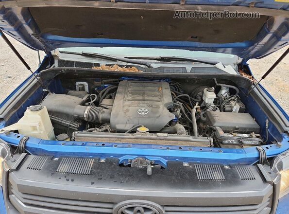 5TFEM5F19GX095389 2016 TOYOTA TUNDRA Синий Вид задней части салона